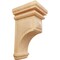 Ekena Millwork 6"W x 6 3/4"D x 12"H Large Woodruff Wood Corbel, Red Oak CORW06X06X12WFRO - alternate 1
